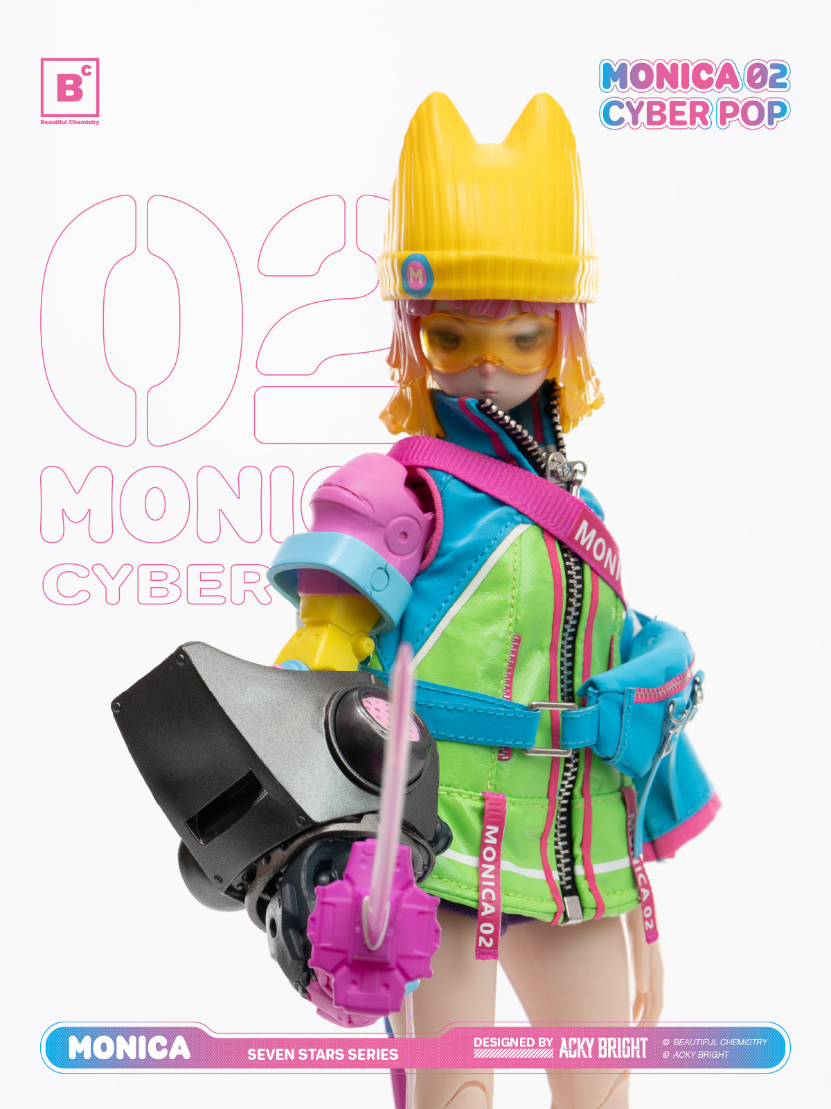 BC x Acky Bright SDCC 2026 Exclusive No. 02 Cyber Pop Monica Limited Edition