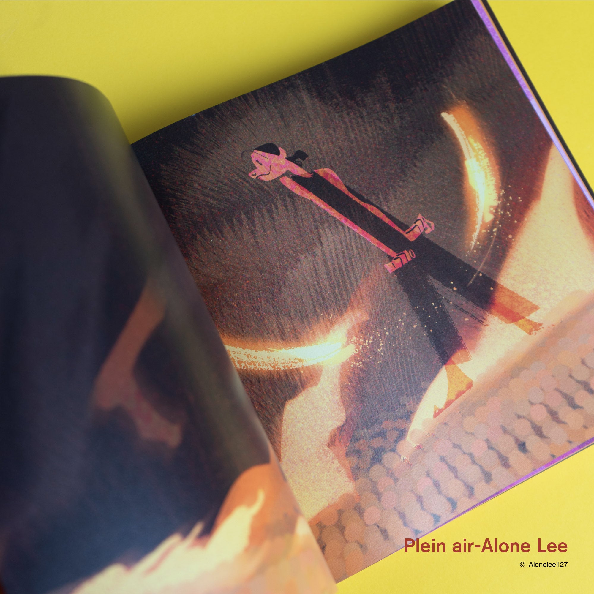 PLEIN AIR + TREE WINDS RISE DREAMS FALL INTO THE SEA – Art Book & Film Strips Set