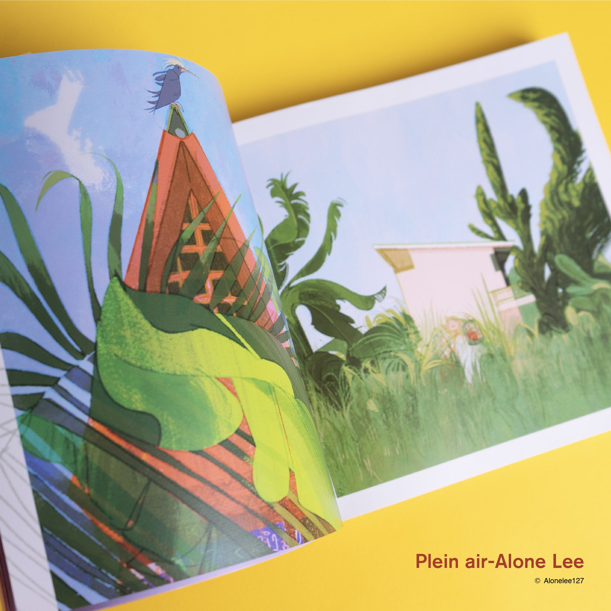 PLEIN AIR + TREE WINDS RISE DREAMS FALL INTO THE SEA – Art Book & Film Strips Set