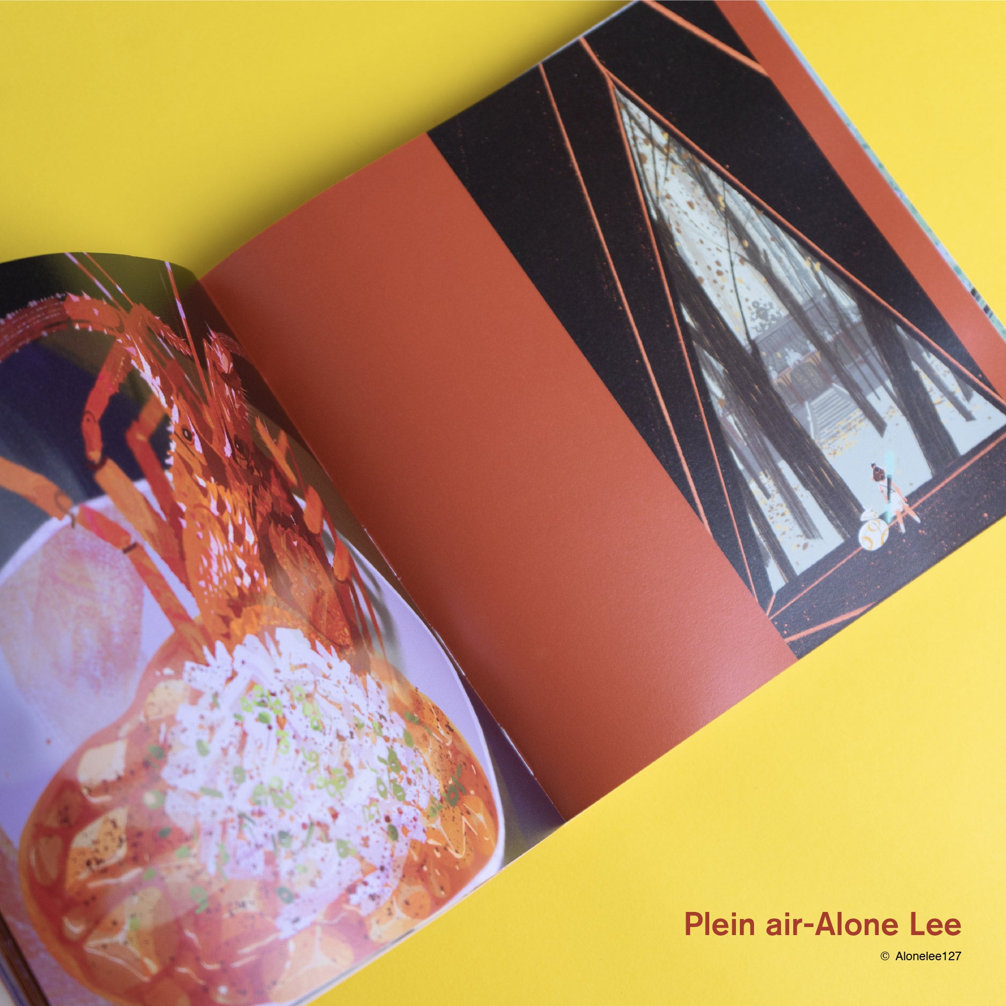 PLEIN AIR + TREE WINDS RISE DREAMS FALL INTO THE SEA – Art Book & Film Strips Set