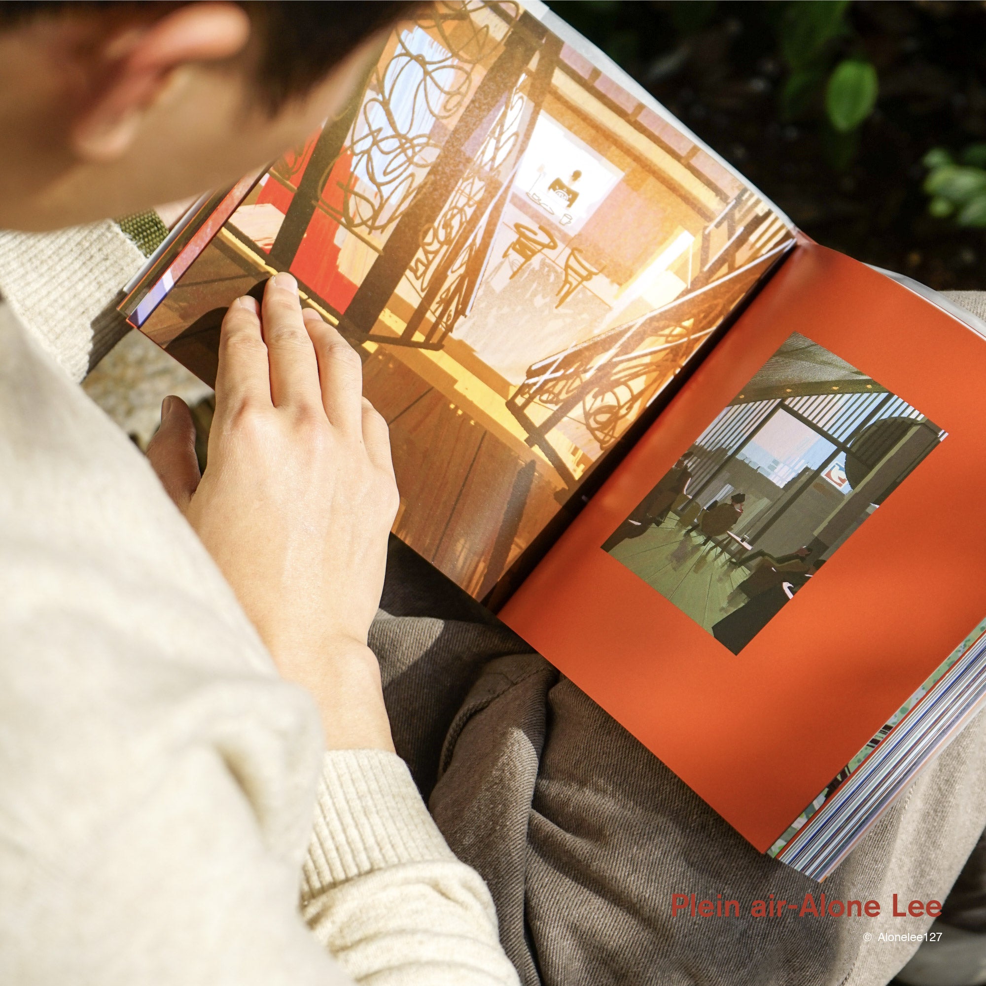 PLEIN AIR + TREE WINDS RISE DREAMS FALL INTO THE SEA – Art Book & Film Strips Set