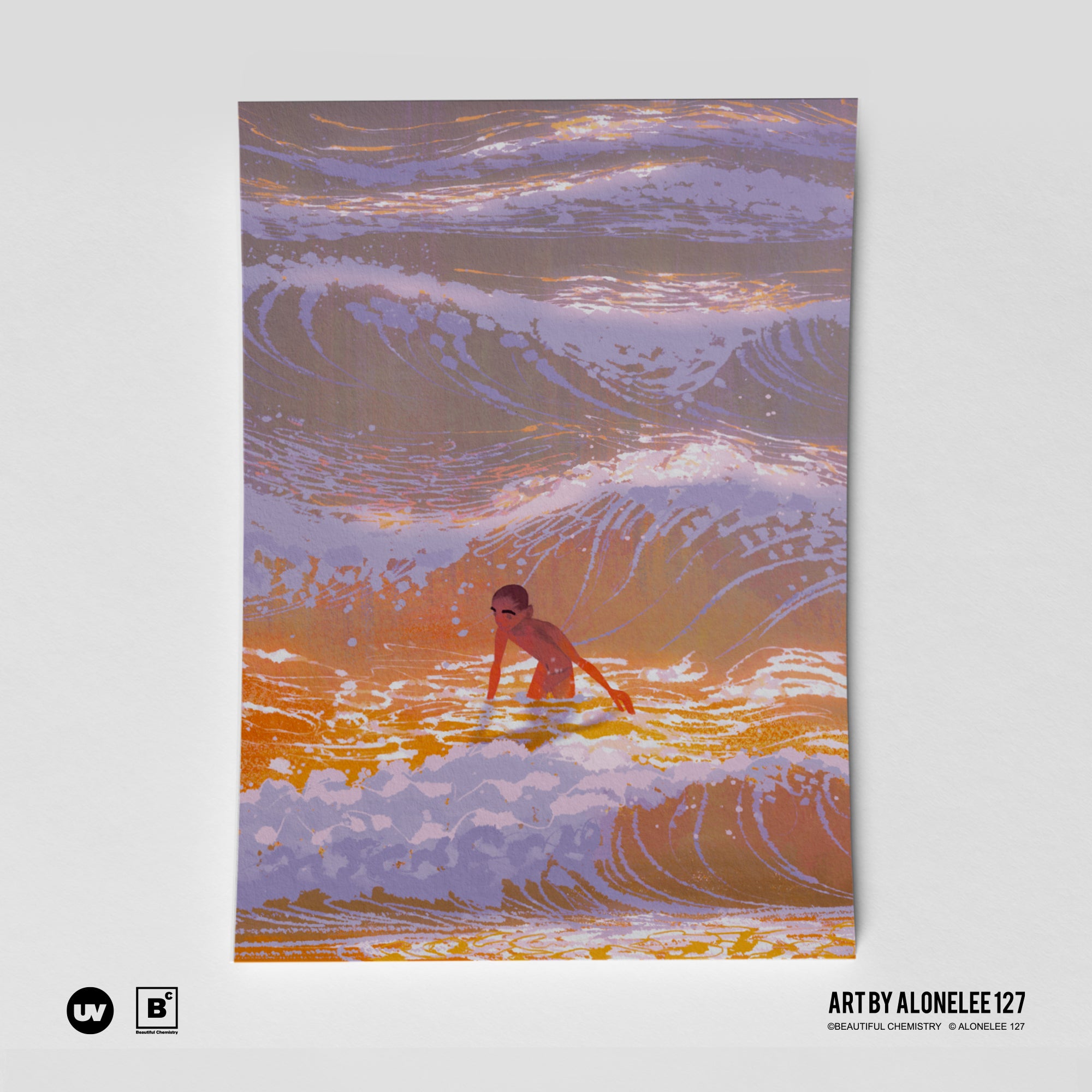 Beautiful Chemistry x 127 TREE WINDS RISE DREAMS FALL INTO THE SEA Posters