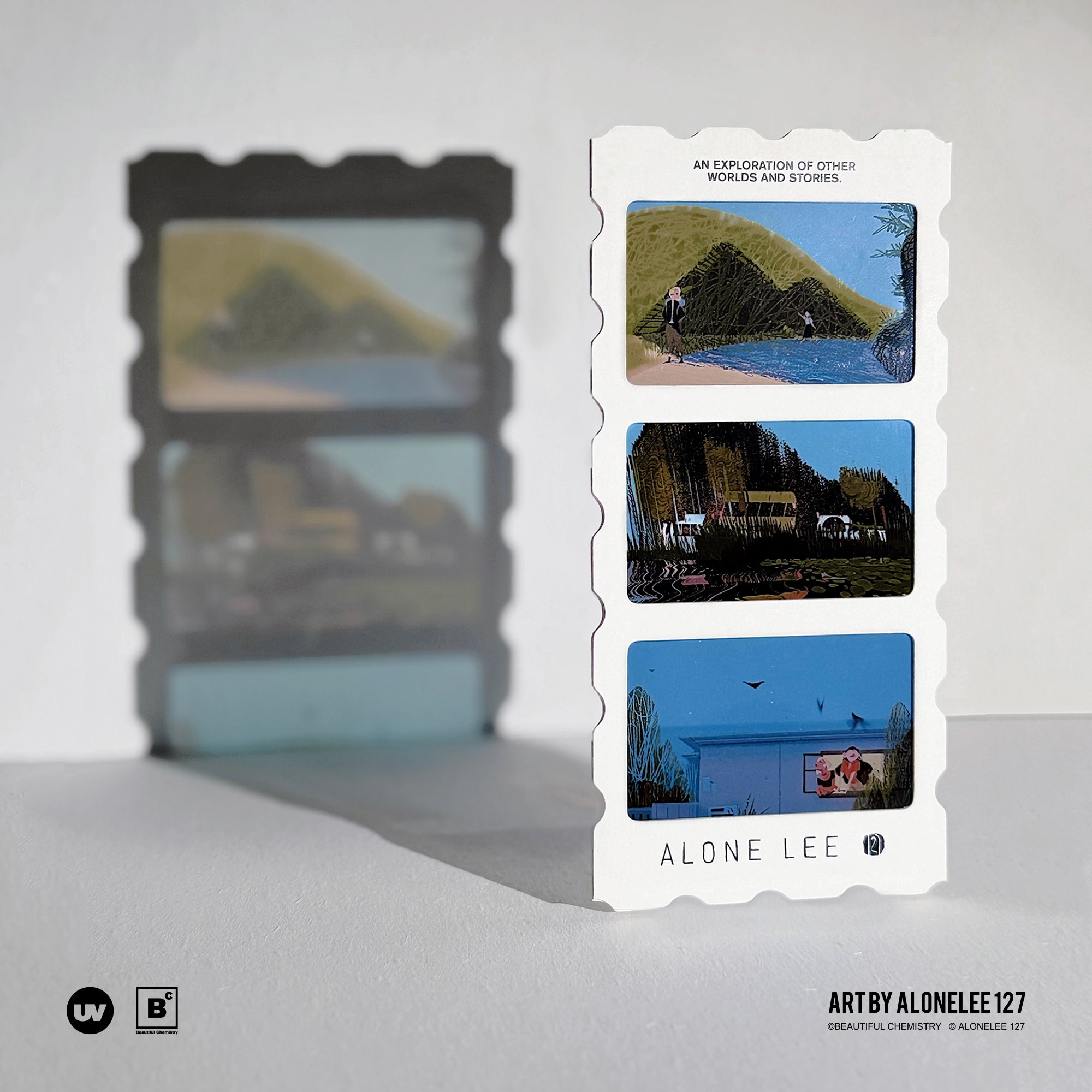 Beautiful Chemistry x 127 TREE WINDS RISE DREAMS FALL INTO THE SEA Film Strips