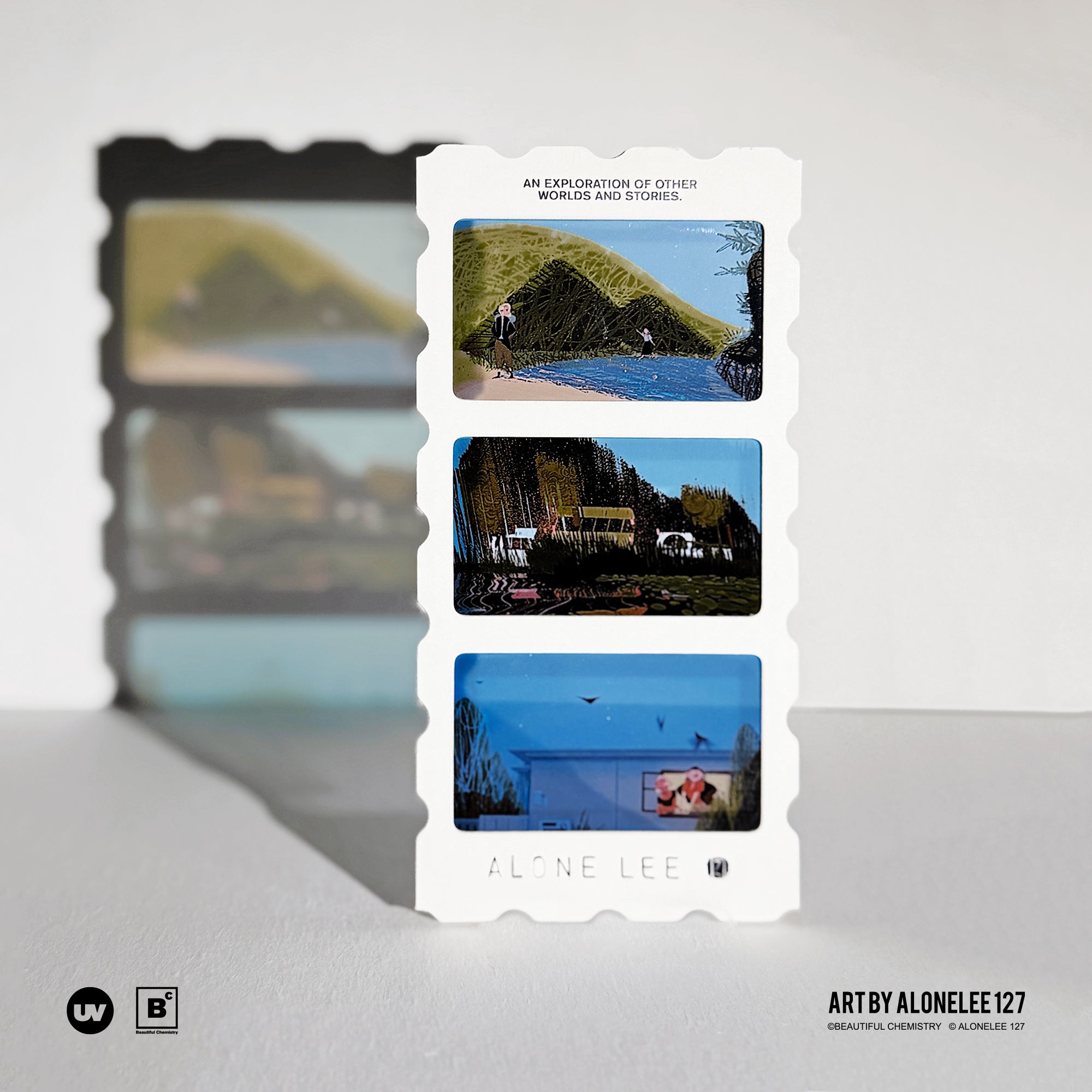 Beautiful Chemistry x 127 TREE WINDS RISE DREAMS FALL INTO THE SEA Film Strips