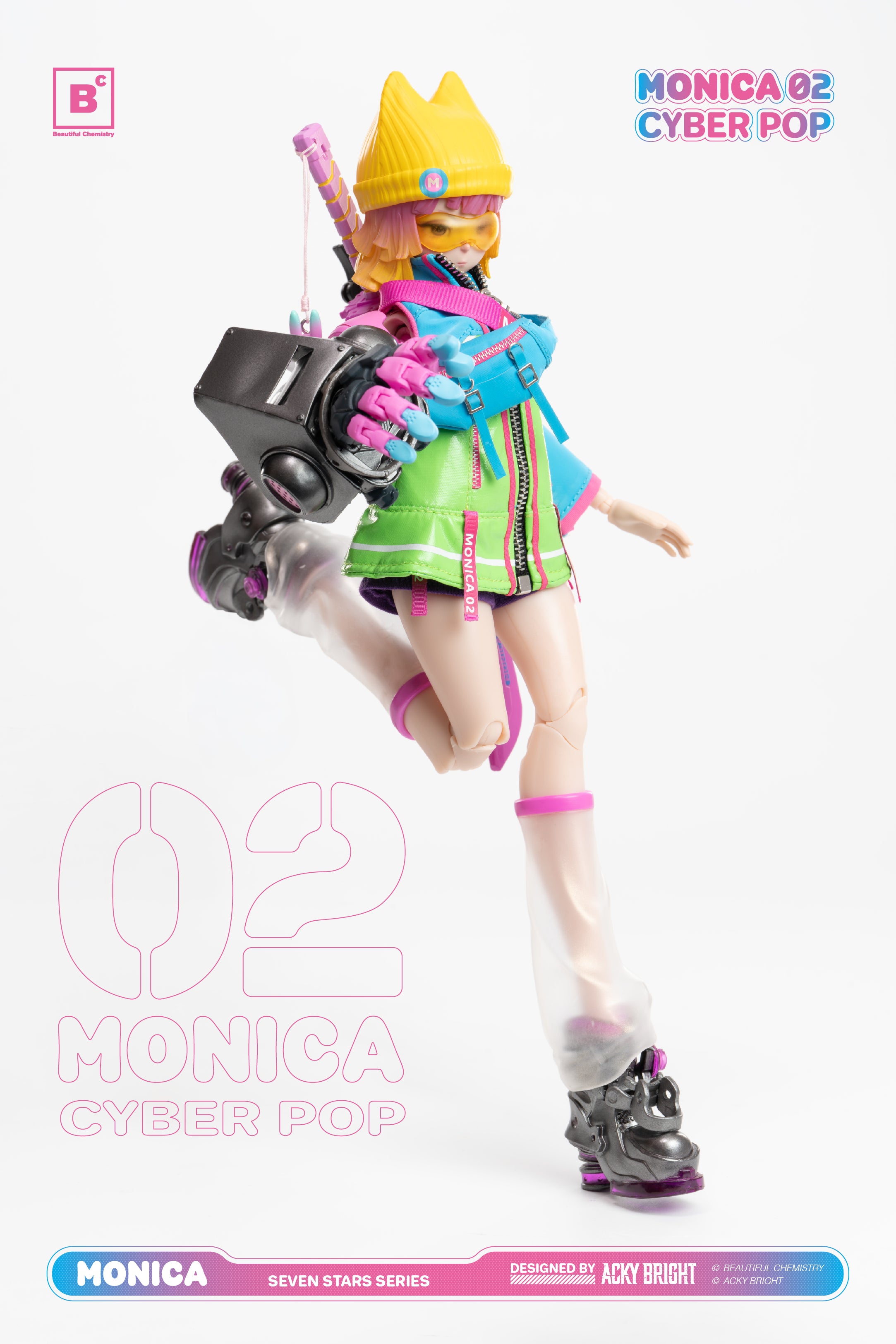 BC x Acky Bright SDCC 2026 Exclusive No. 02 Cyber Pop Monica Limited Edition