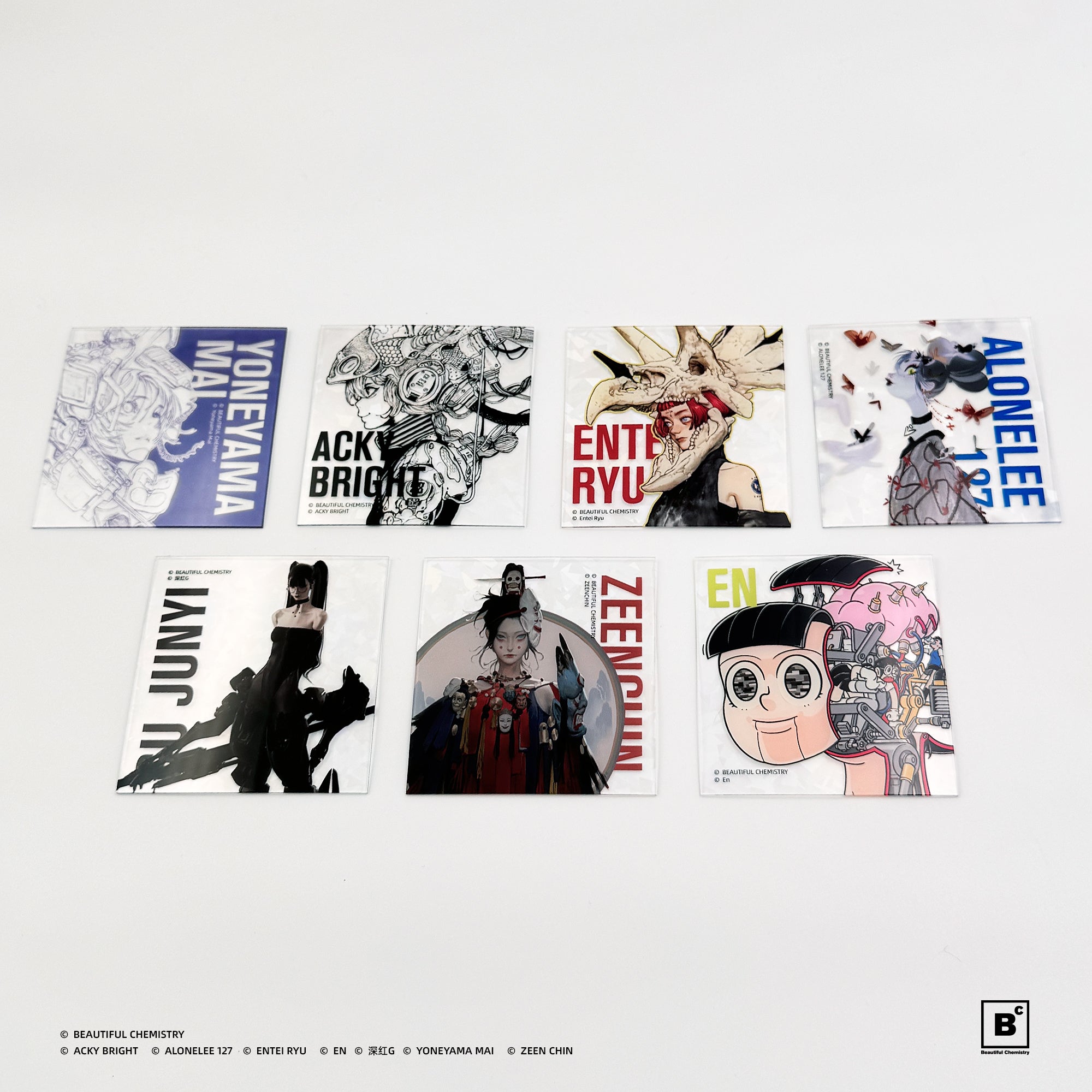 Beautiful Chemistry Artist Collectible Acrylic Card Blind Bag