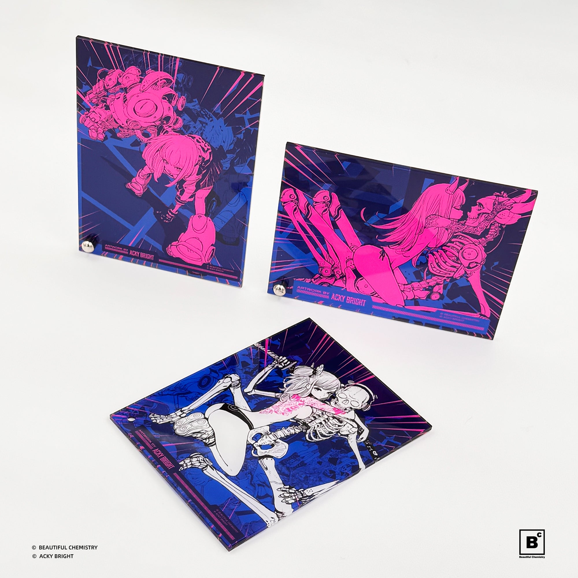 Beautiful Chemistry x ACKY BRIGHT Artist Collectible Acrylic Art Panel