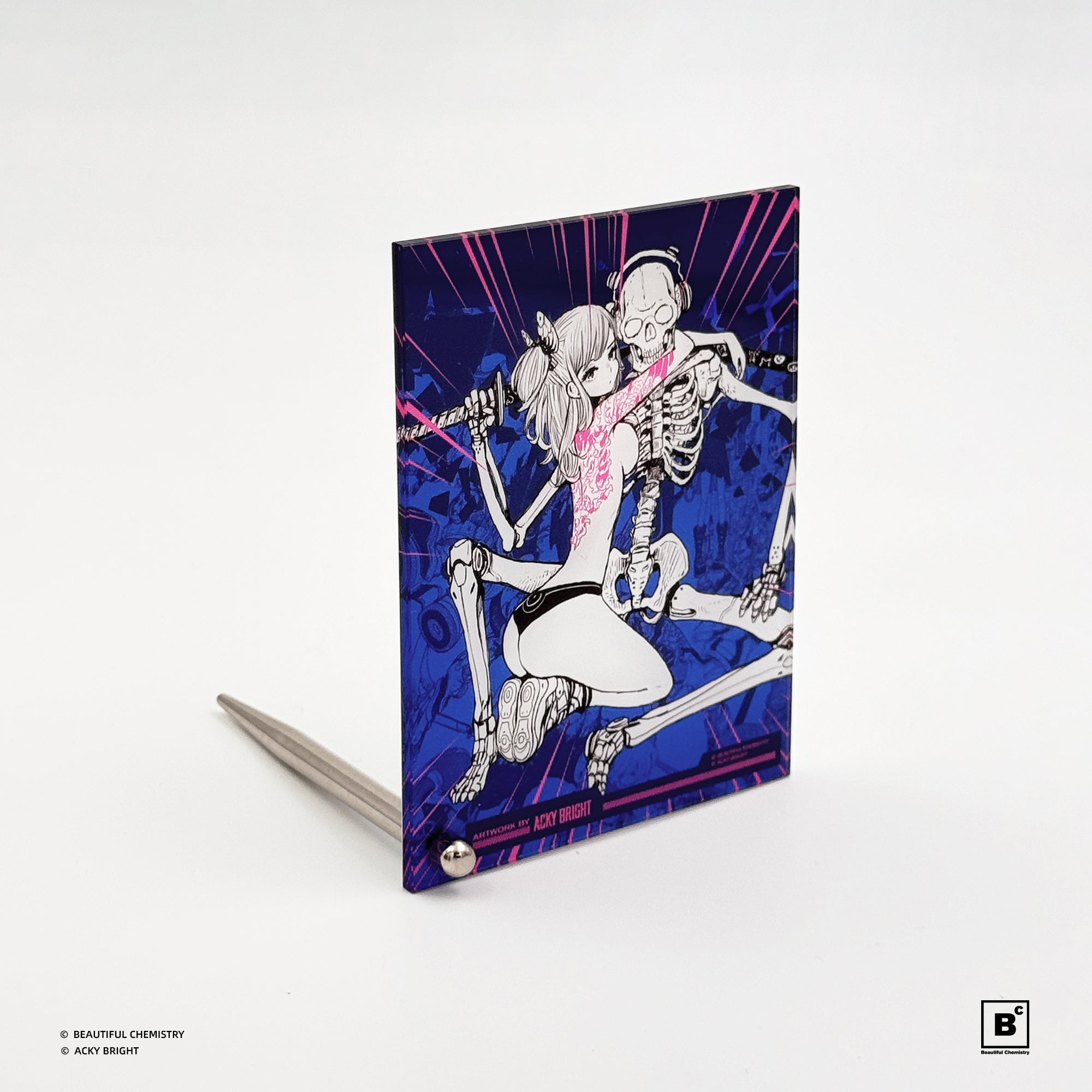 Beautiful Chemistry x ACKY BRIGHT Artist Collectible Acrylic Art Panel