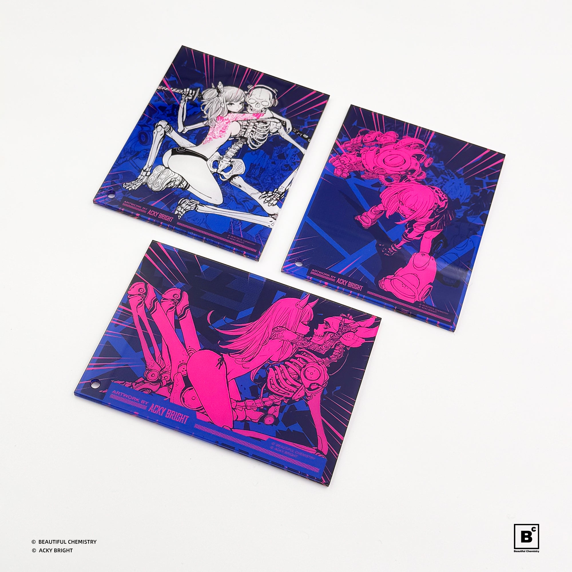 Beautiful Chemistry x ACKY BRIGHT Artist Collectible Acrylic Art Panel