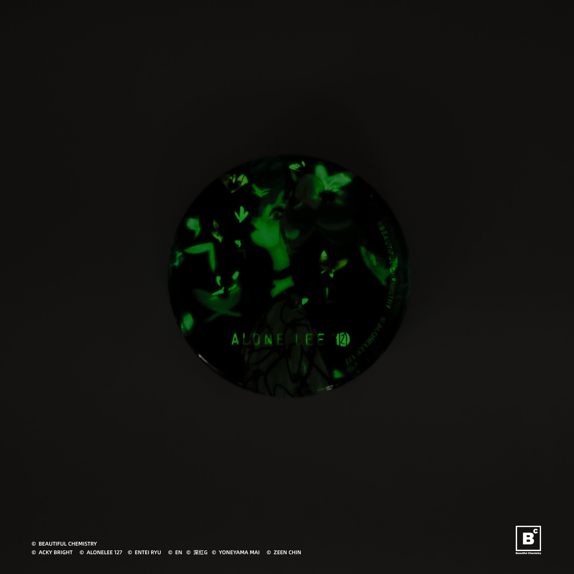 Beautiful Chemistry Artist Collectible Blind Bag Pin - Whole Set