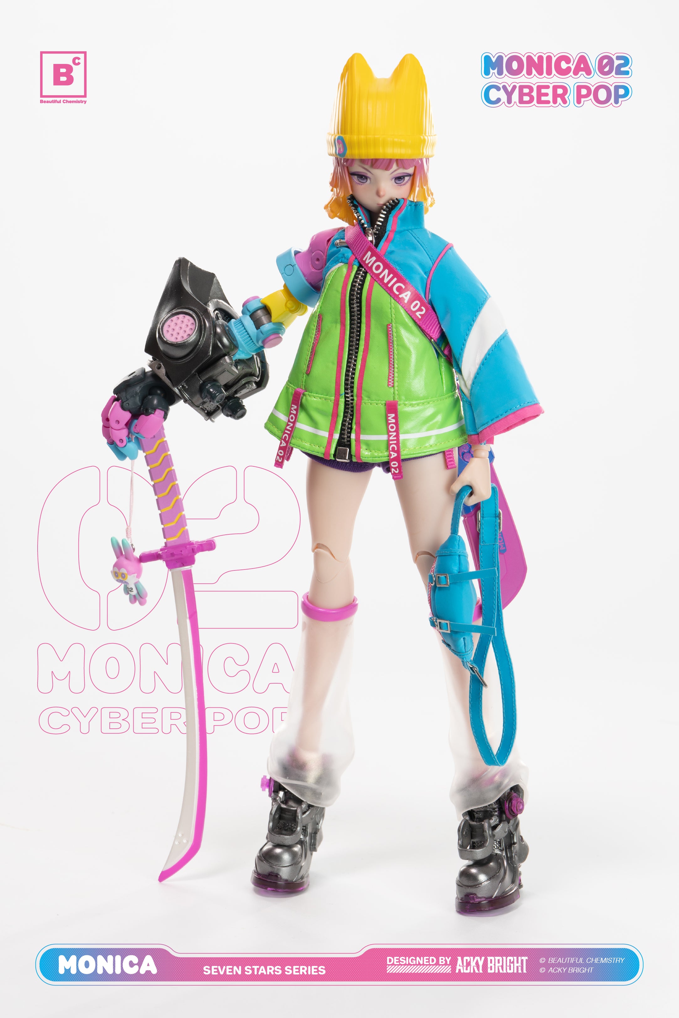 BC x Acky Bright SDCC 2026 Exclusive No. 02 Cyber Pop Monica Limited Edition