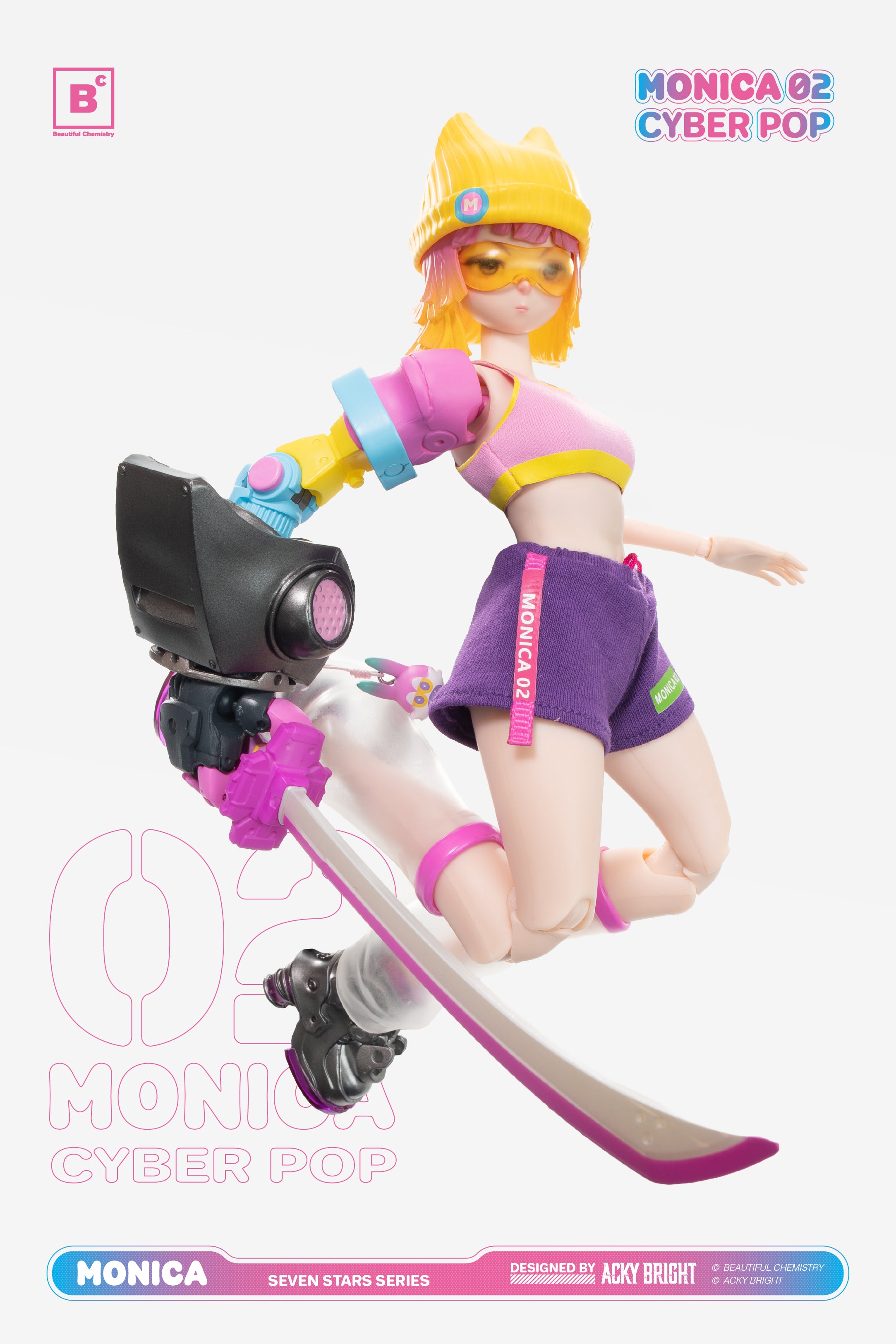 BC x Acky Bright SDCC 2026 Exclusive No. 02 Cyber Pop Monica Limited Edition