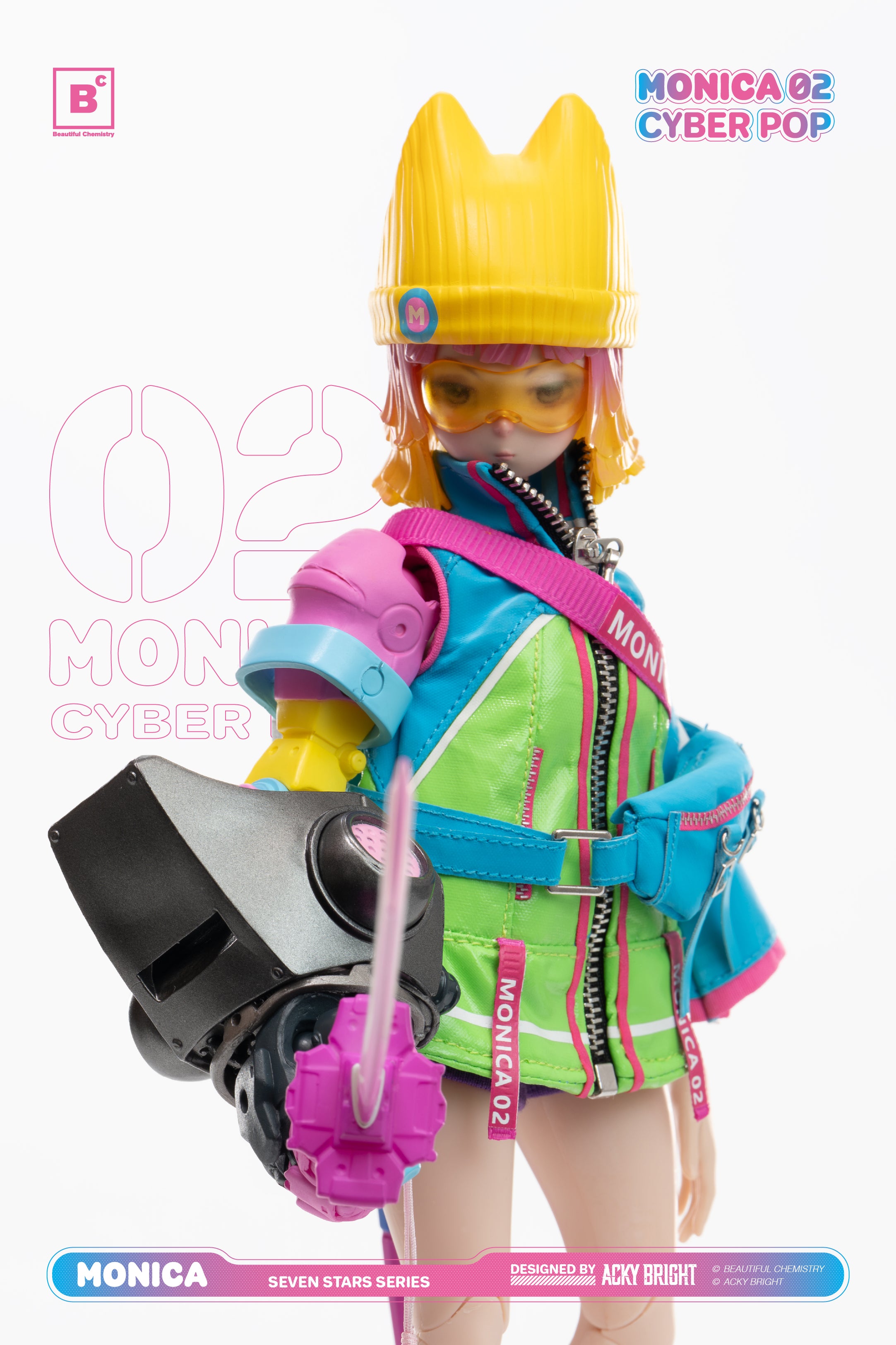 BC x Acky Bright SDCC 2026 Exclusive No. 02 Cyber Pop Monica Limited E