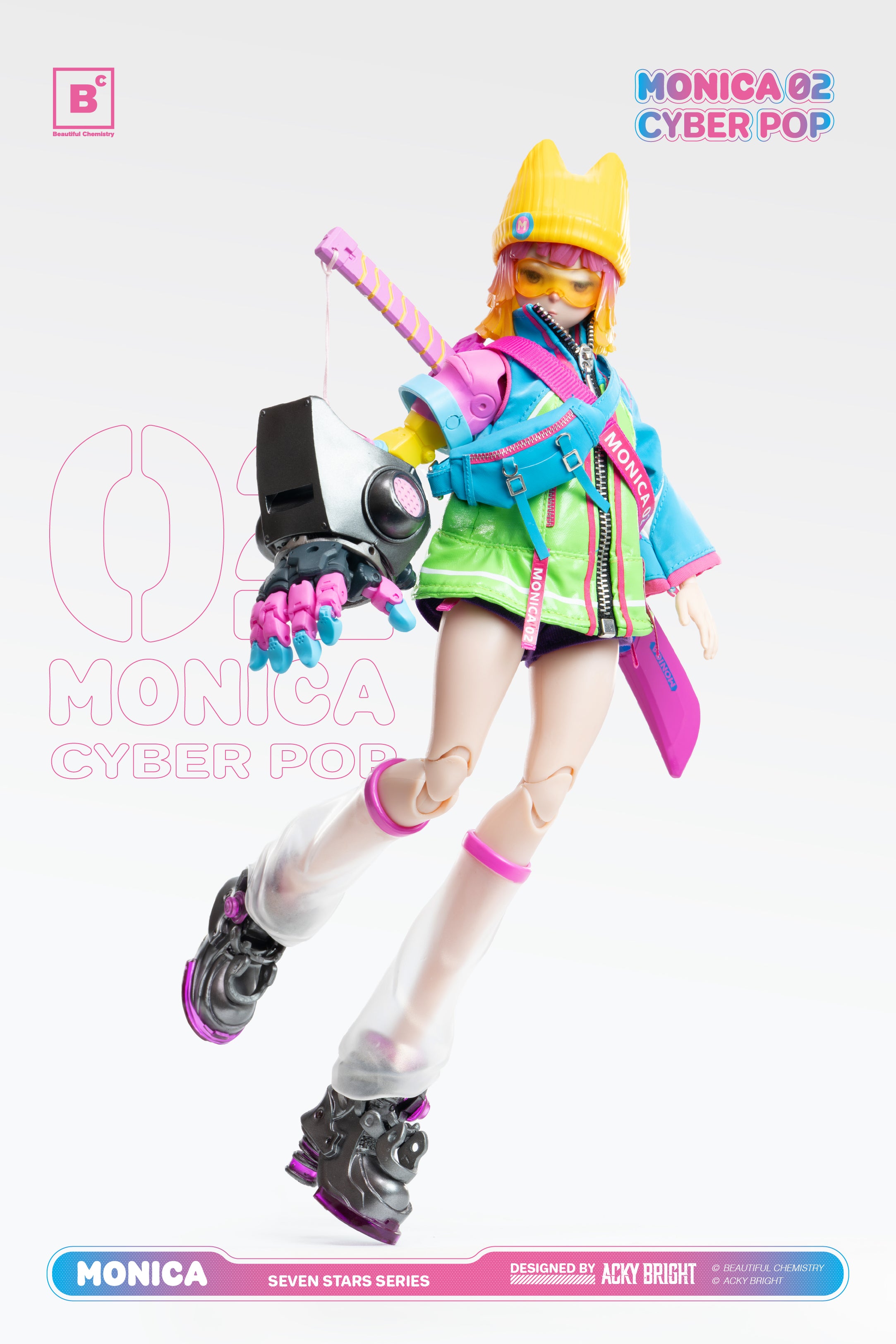BC x Acky Bright SDCC 2026 Exclusive No. 02 Cyber Pop Monica Limited Edition