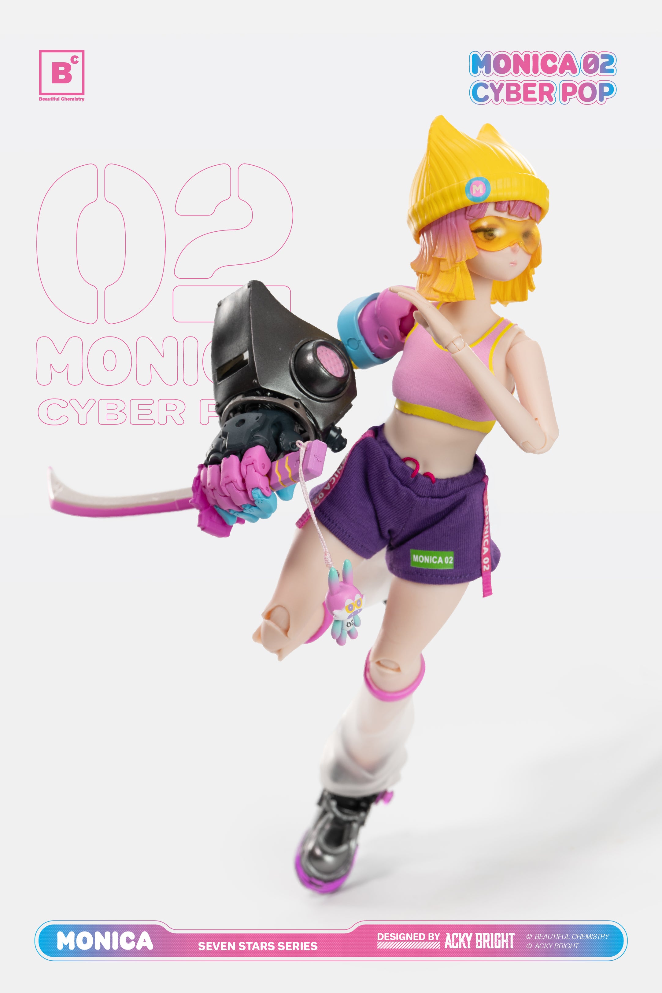BC x Acky Bright SDCC 2026 Exclusive No. 02 Cyber Pop Monica Limited Edition