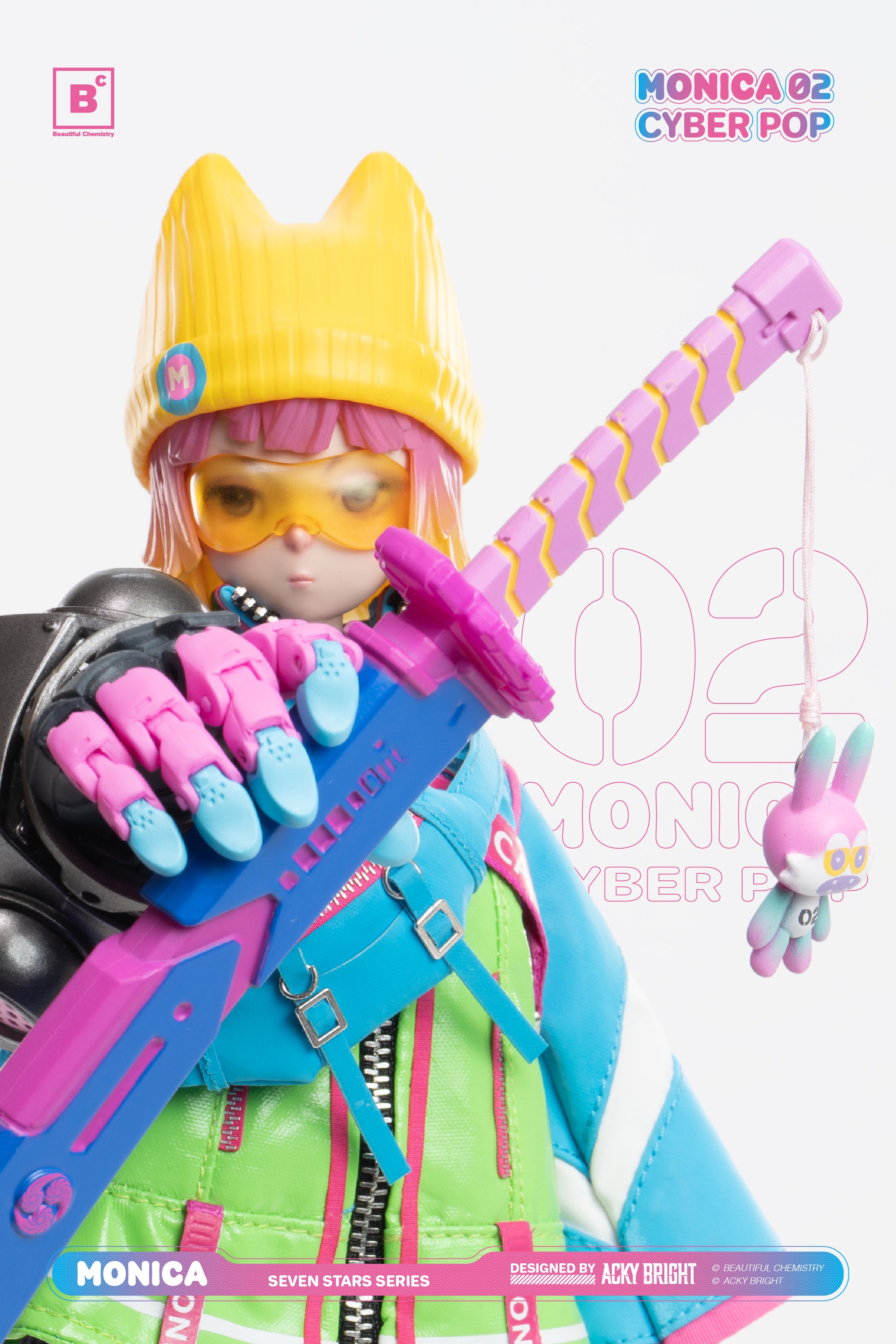 BC x Acky Bright SDCC 2026 Exclusive No. 02 Cyber Pop Monica Limited E