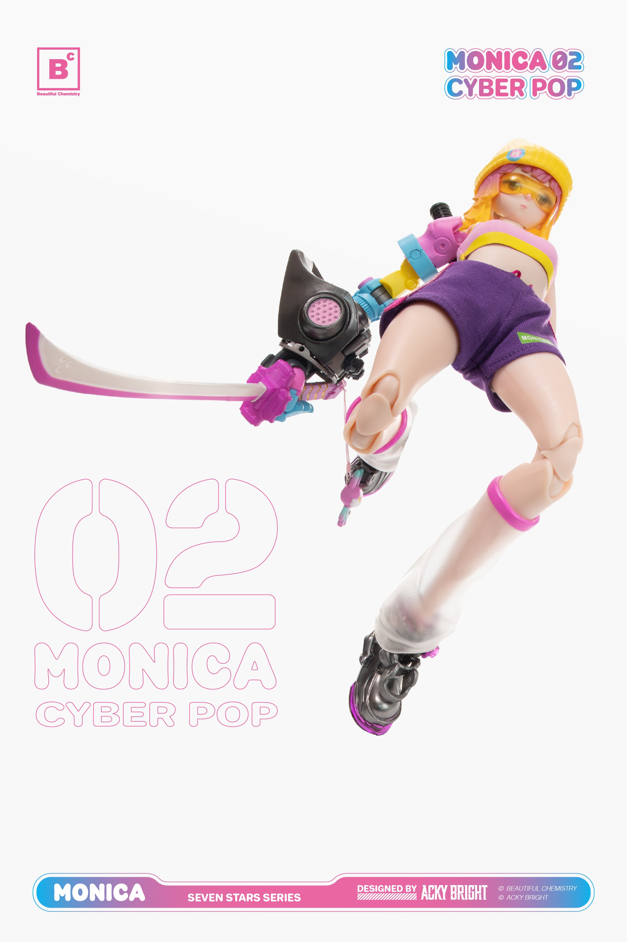 BC x Acky Bright SDCC 2026 Exclusive No. 02 Cyber Pop Monica Limited E