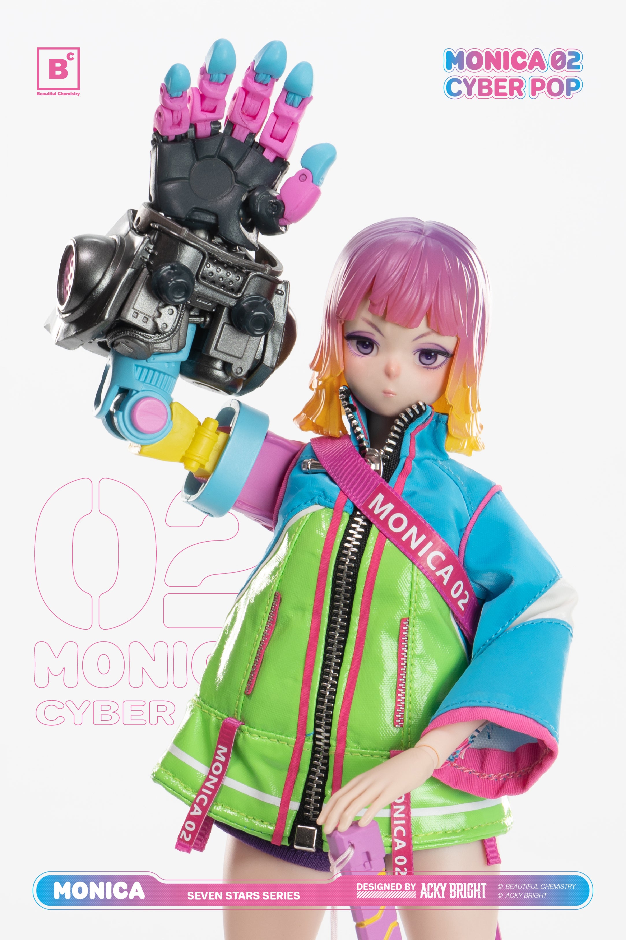 BC x Acky Bright SDCC 2026 Exclusive No. 02 Cyber Pop Monica Limited Edition