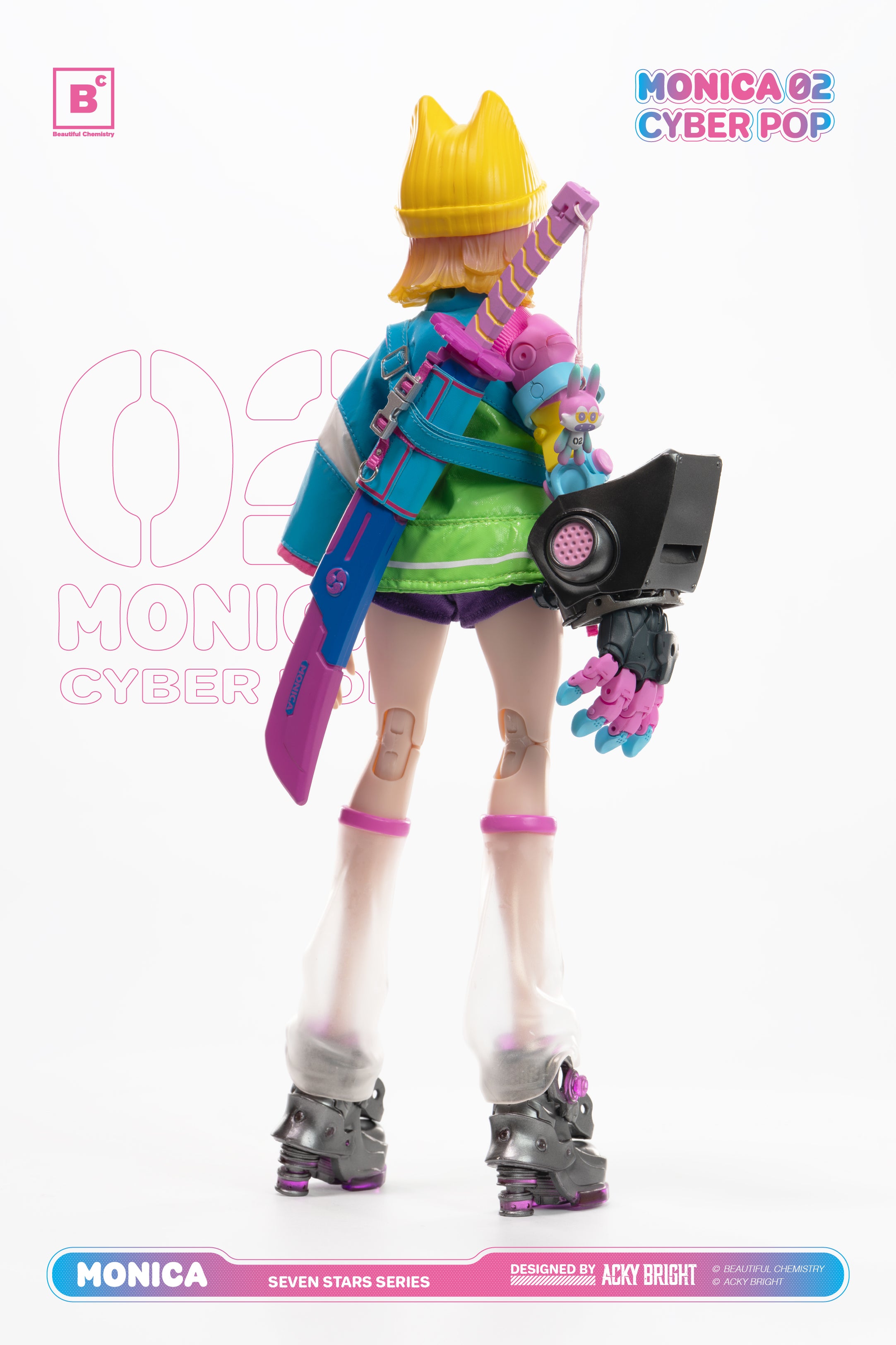 BC x Acky Bright SDCC 2026 Exclusive No. 02 Cyber Pop Monica Limited Edition