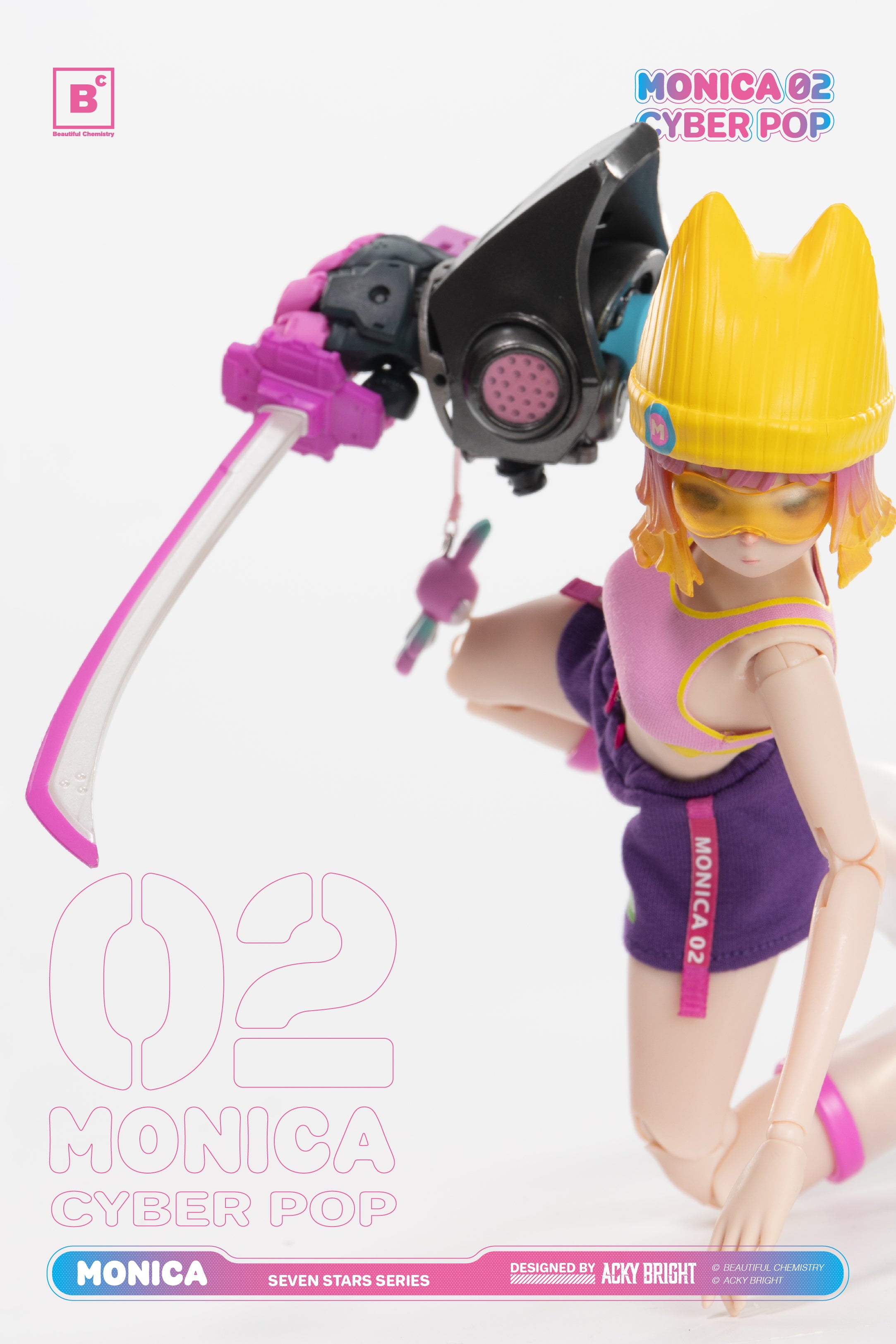 BC x Acky Bright SDCC 2026 Exclusive No. 02 Cyber Pop Monica Limited Edition