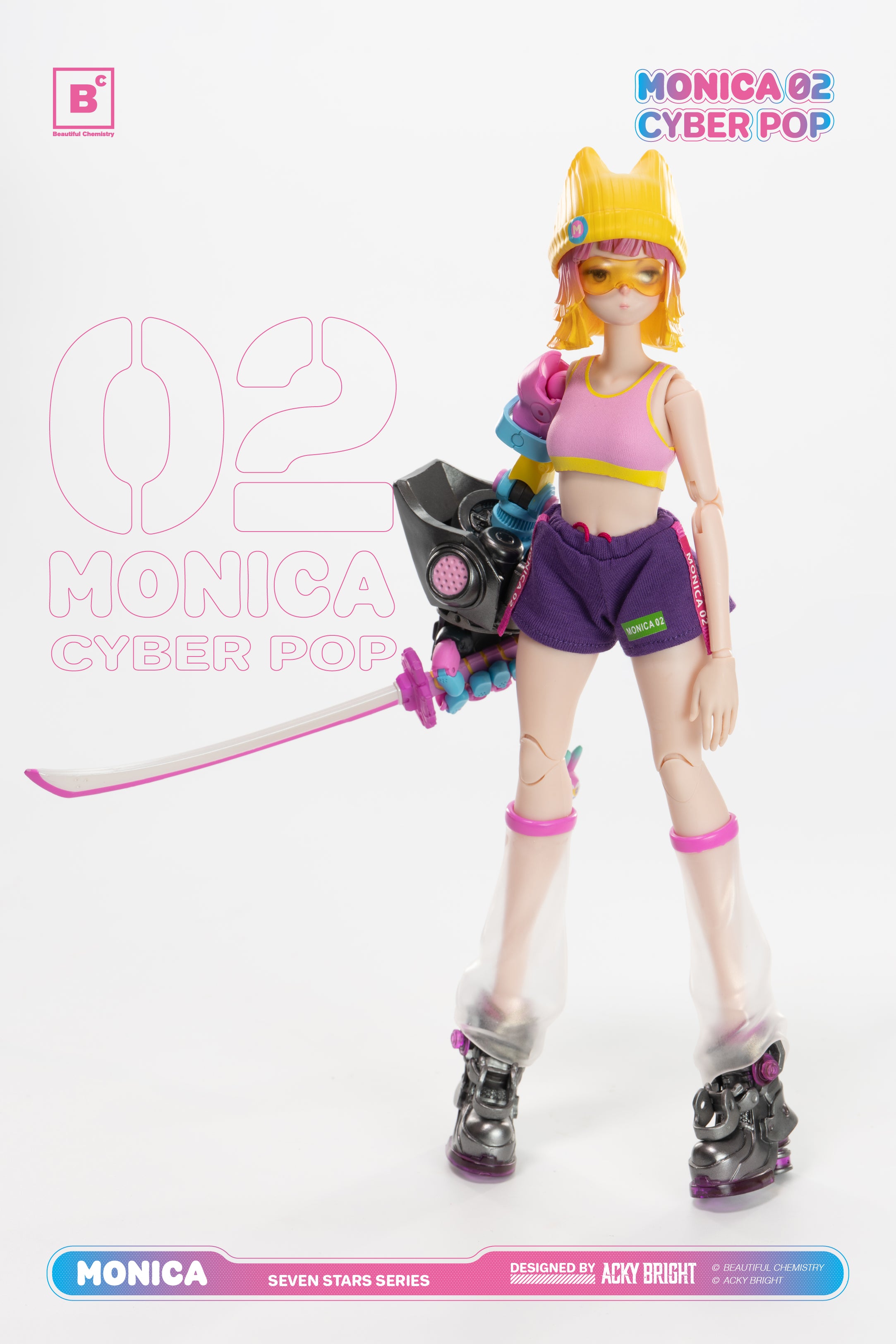 BC x Acky Bright SDCC 2026 Exclusive No. 02 Cyber Pop Monica Limited E