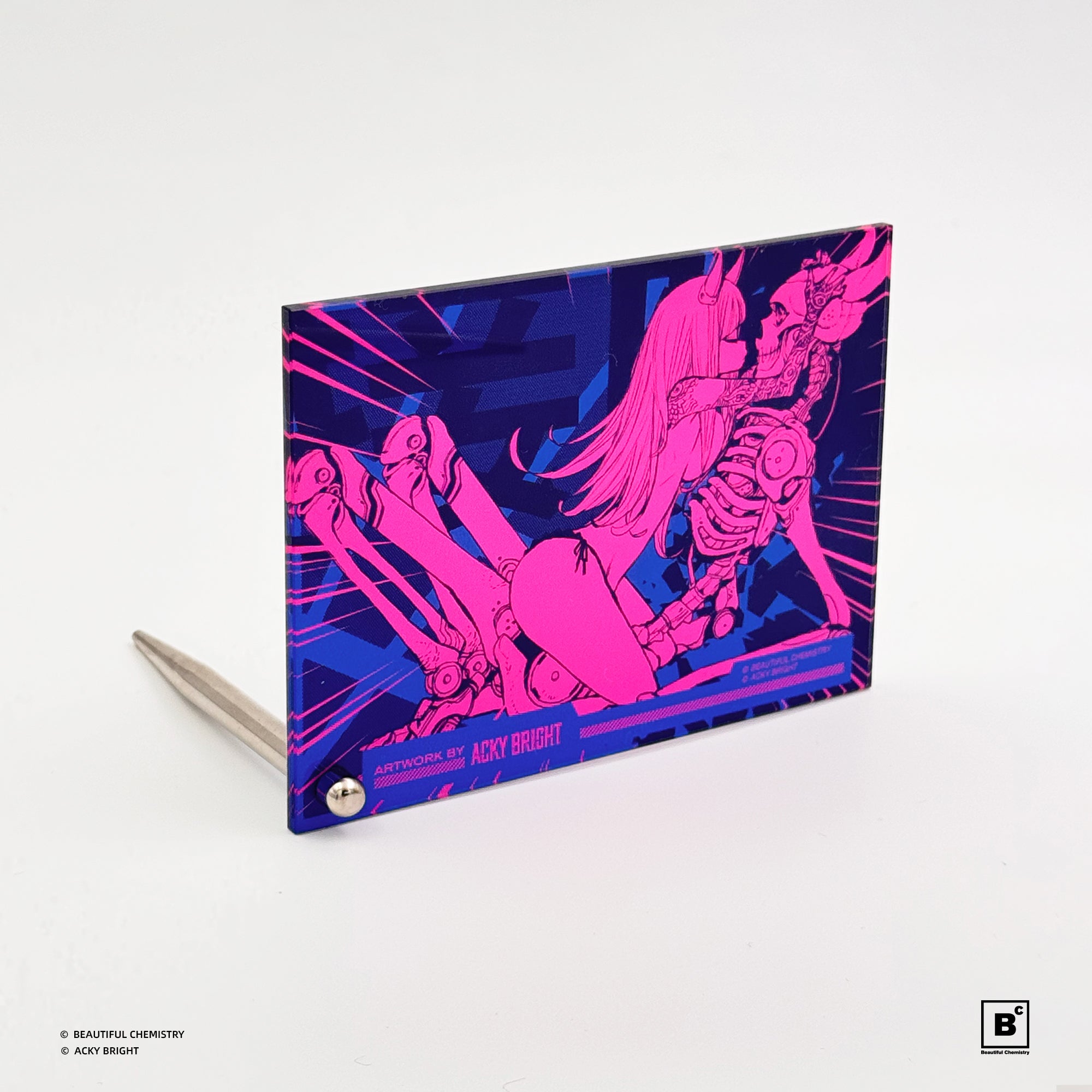 Beautiful Chemistry x ACKY BRIGHT Artist Collectible Acrylic Art Panel