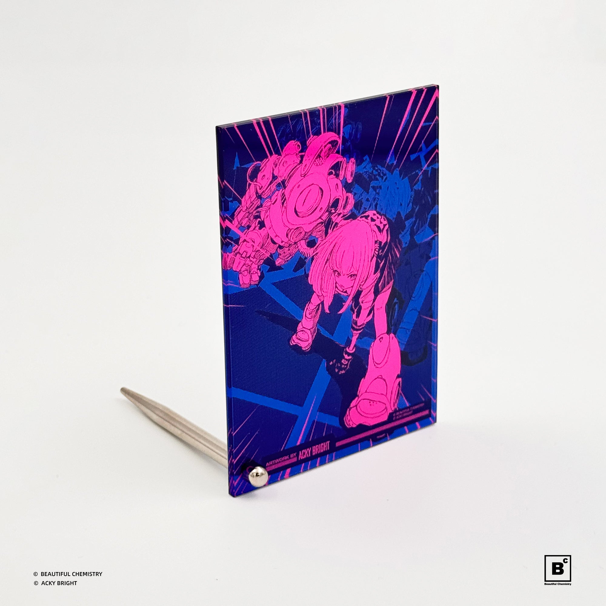 Beautiful Chemistry x ACKY BRIGHT Artist Collectible Acrylic Art Panel